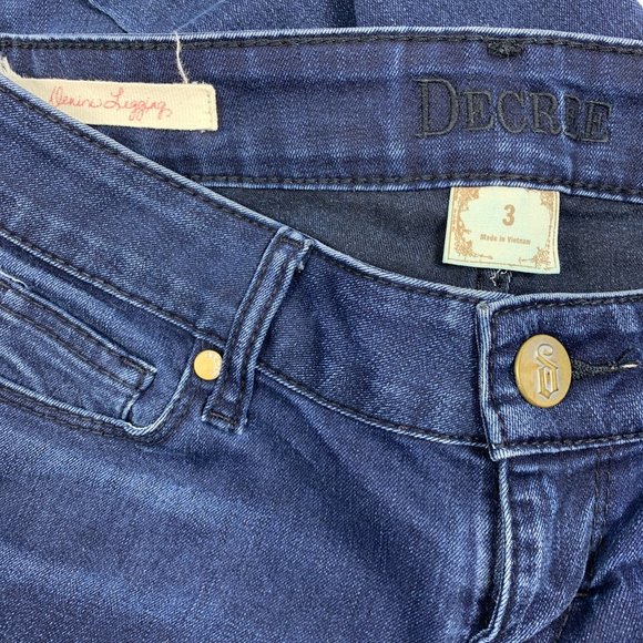 Decree 3 Skinny Jeans Dark Legging 29" x 32.5" - Picture 4 of 5